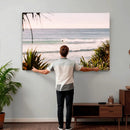 Ocean Surfer Wall Art Canvas Print – Framed Coastal Surf Art by MyGreatCanvas | Canvas Wall Art Prints | Photo Prints & Wall Decor