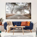 Cypress Tunnel Wall Art Canvas Print – Framed Misty Road Art by MyGreatCanvas | Canvas Wall Art Prints | Photo Prints & Wall Decor