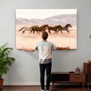 Wild Horse Wall Art Canvas Print – Framed Rustic Western Art by MyGreatCanvas | Canvas Wall Art Prints | Photo Prints & Wall Decor