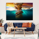 Faith Wall Decor Canvas Print – Framed Christian Art Picture by MyGreatCanvas | Canvas Wall Art Prints | Photo Prints & Wall Decor