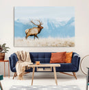 Mountain Elk Wall Art Canvas Print – Framed Rustic Wildlife by MyGreatCanvas | Canvas Wall Art Prints | Photo Prints & Wall Decor