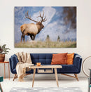Mountain Elk Wall Art Canvas Print – Framed Rustic Wildlife by MyGreatCanvas | Canvas Wall Art Prints | Photo Prints & Wall Decor