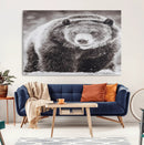 Grizzly Bear Wall Art Canvas Print – Framed Rustic Lodge Art by MyGreatCanvas | Canvas Wall Art Prints | Photo Prints & Wall Decor