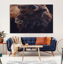 Bison Wall Art Canvas Print – Framed Western Decor Art by MyGreatCanvas | Canvas Wall Art Prints | Photo Prints & Wall Decor