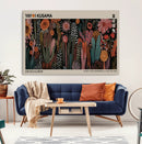 Modern Japanese Wall Art Canvas Print – Framed Abstract