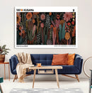Modern Japanese Wall Art Canvas Print – Framed Abstract