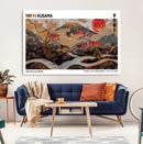 Mount Fuji Wall Art Canvas Print – Framed Abstract Mount