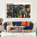 Modern Japanese Wall Art Canvas Print – Framed Abstract