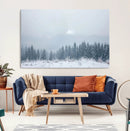 Winter Forest Wall Art Canvas Print – Framed Snowy Landscape by MyGreatCanvas | Canvas Wall Art Prints | Photo Prints & Wall Decor