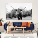Longhorn Photography Wall Art Canvas Print – Framed Western by MyGreatCanvas | Canvas Wall Art Prints | Photo Prints & Wall Decor