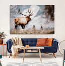 Elk Photography Wall Art Canvas Print – Framed Mountain by MyGreatCanvas | Canvas Wall Art Prints | Photo Prints & Wall Decor