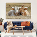 Cow Wall Art Canvas Print – Framed Rustic Animal Decor with by MyGreatCanvas | Canvas Wall Art Prints | Photo Prints & Wall Decor