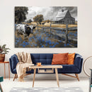 Longhorn Wall Art Canvas Print – Framed Texas Canvas Picture by MyGreatCanvas | Canvas Wall Art Prints | Photo Prints & Wall Decor