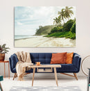 Relaxing Beach Wall Art Canvas Print – Framed Ocean View