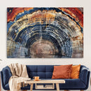 Tree Rings Wall Art Canvas Print – Framed Wood Art Picture by MyGreatCanvas | Canvas Wall Art Prints | Photo Prints & Wall Decor