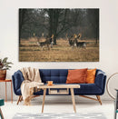 Deer Wall Art Canvas Print – Framed Rustic Wildlife Art by MyGreatCanvas | Canvas Wall Art Prints | Photo Prints & Wall Decor