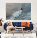 Ocean Waves Wall Art Canvas Print – Framed Coastal Serenity