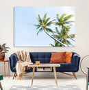 Palm Trees Wall Art Canvas Print – Framed Tropical Coastal