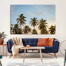 Palm Trees Wall Art Canvas Print – Framed Tropical Vibes