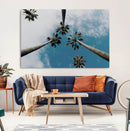 Tropical Palm Trees Wall Art Canvas Print Framed California by MyGreatCanvas | Canvas Wall Art Prints | Photo Prints & Wall Decor
