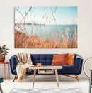 Golden Beach Grass Wall Art Canvas Print – Ocean Breeze Soft by MyGreatCanvas | Canvas Wall Art Prints | Photo Prints & Wall Decor