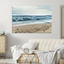 Ocean Wall Art Canvas Print – Moody Coastal Seascape Scene