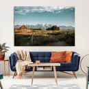 Rustic Farmhouse Wall Art Canvas Print – Framed Mountain by MyGreatCanvas | Canvas Wall Art Prints | Photo Prints & Wall Decor