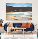 Tranquil Beach Wall Art Canvas Print – Framed Blue Ocean by MyGreatCanvas | Canvas Wall Art Prints | Photo Prints & Wall Decor