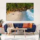 Tropical Beach Wall Art Canvas Print, Framed Ocean Waves and by MyGreatCanvas | Canvas Wall Art Prints | Photo Prints & Wall Decor