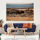 Western Framed Bison Wall Art Canvas Print by MyGreatCanvas | Canvas Wall Art Prints | Photo Prints & Wall Decor