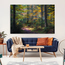 Autumn Forest Wall Art Canvas Print – Framed Fall Woodland by MyGreatCanvas | Canvas Wall Art Prints | Photo Prints & Wall Decor
