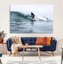 Surfer on Wave Wall Art Canvas Print – Framed Ocean by MyGreatCanvas | Canvas Wall Art Prints | Photo Prints & Wall Decor