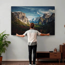 Yosemite National Park Canvas Wall Art – Framed Mountain by MyGreatCanvas | Canvas Wall Art Prints | Photo Prints & Wall Decor