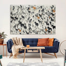 Wild Horse Stampede Wall Art Canvas Print – Monochrome by MyGreatCanvas | Canvas Wall Art Prints | Photo Prints & Wall Decor