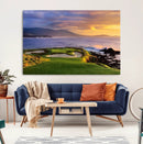 Pebble Beach Golf Wall Art Canvas Print – Iconic Coastal by MyGreatCanvas | Canvas Wall Art Prints | Photo Prints & Wall Decor