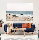 Coastal Ocean View Wall Art Canvas Print – Serene Rocky by MyGreatCanvas | Canvas Wall Art Prints | Photo Prints & Wall Decor