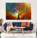 Yggdrasil Tree of Life Mosaic Stained Glass Wall Art, Tree