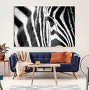 Zebra Stripes Wall Art Canvas Print – Black White Contrast by MyGreatCanvas | Canvas Wall Art Prints | Photo Prints & Wall Decor