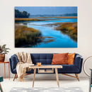 Tranquil Marshland Wall Art Canvas Print – Blue Water by MyGreatCanvas | Canvas Wall Art Prints | Photo Prints & Wall Decor