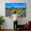 Wrigley Field Baseball Stadium Canvas Wall Art – Packed