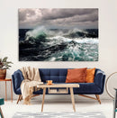 Stormy Ocean Waves Canvas Wall Art – Framed Turbulent Sea by MyGreatCanvas | Canvas Wall Art Prints | Photo Prints & Wall Decor