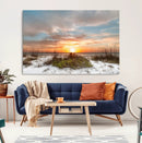 Sunset Beach Wall Art Print – Coastal Canvas Ocean Landscape by MyGreatCanvas | Canvas Wall Art Prints | Photo Prints & Wall Decor