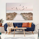 Coastal Pathway Canvas Wall Art Print – Framed Seaside by MyGreatCanvas | Canvas Wall Art Prints | Photo Prints & Wall Decor