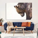 Grizzly Bear Canvas Wall Art Print – Framed Wildlife Nature by MyGreatCanvas | Canvas Wall Art Prints | Photo Prints & Wall Decor