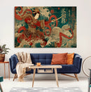 Tsukioka Yoshitoshi Samurai Wall Art – Japanese Katana by MyGreatCanvas | Canvas Wall Art Prints | Photo Prints & Wall Decor