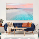 Serene Pastel Beach Wall Art Canvas Print, Tranquil Coastal by MyGreatCanvas | Canvas Wall Art Prints | Photo Prints & Wall Decor
