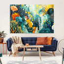 Luminous Abstract Ocean Garden Wall Art Canvas Print, by MyGreatCanvas | Canvas Wall Art Prints | Photo Prints & Wall Decor