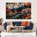 Whimsical Abstract Landscape Wall Art Canvas Print, Colorful by MyGreatCanvas | Canvas Wall Art Prints | Photo Prints & Wall Decor