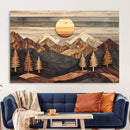 Wood Mountain Wall Art Canvas Print – Layered Forest and by MyGreatCanvas | Canvas Wall Art Prints | Photo Prints & Wall Decor