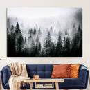 Foggy Pine Forest Canvas Wall Art by MyGreatCanvas | Canvas Wall Art Prints | Photo Prints & Wall Decor